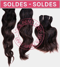 Tissage ondulé cheveux naturels Remy Hair