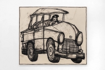 Taylor White, Paintings of Cars, PULPO GALLERY