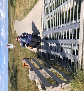 Foto: ontoegankelijk veerooster in natuurgebied