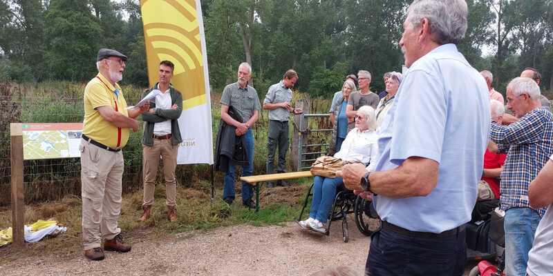 Foto: opening Pelgrimroute 