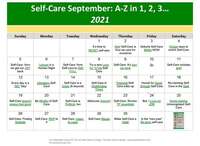 Self-Care September 2021 Calendar