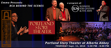 Click here to register for BCA's Behind The Scenes: Portland Story Theater at Alberta Abbey