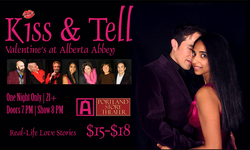 Tickets to Kiss & Tell, Valentine's Day at the Alberta Abbey