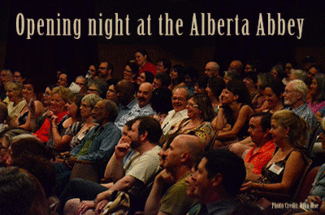 Photo by Talen N. Moe, Portland Story Theater audience at the Alberta Abbey, September 13, 2014 