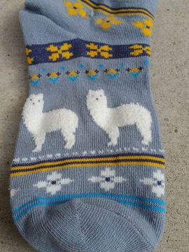 Fuzzy Fun Alpaca socks