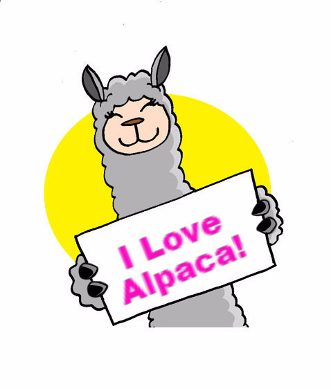 I love alpacas sign