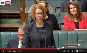 Prime Minister Gillard delivering Second Reading Speech - Medicare Levy Amendment (DisabilityCare Australia) Bill 2013 in the House Of Representatives