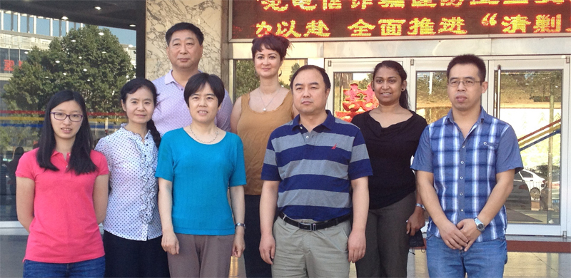 IMAGE: Ngila Bevan, Advocacy and Communications Manager with members of the China Disabled Persons Federation (CDPF)