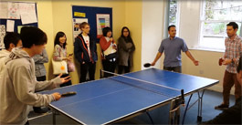 Table tennis doubles final at LSI London Hampstead