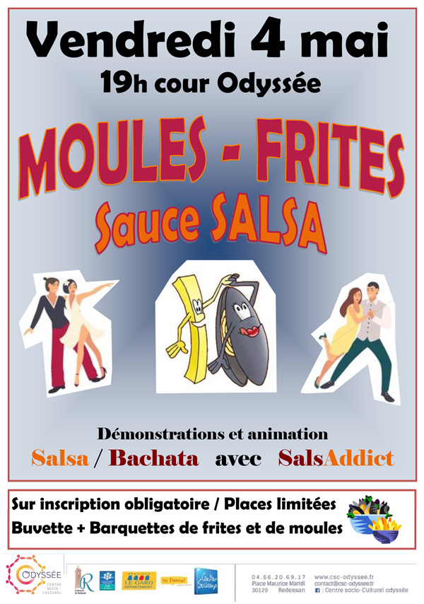 Moules/frites/salsa