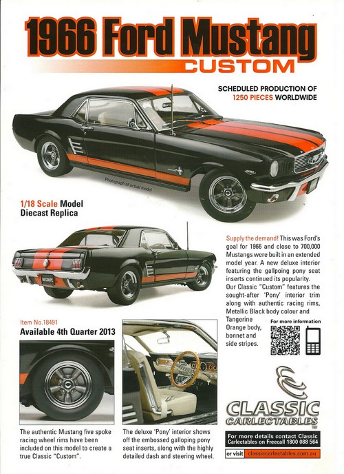 New Pre Orders Kalgoorlie Gold Eh Custom 1966 Mustang