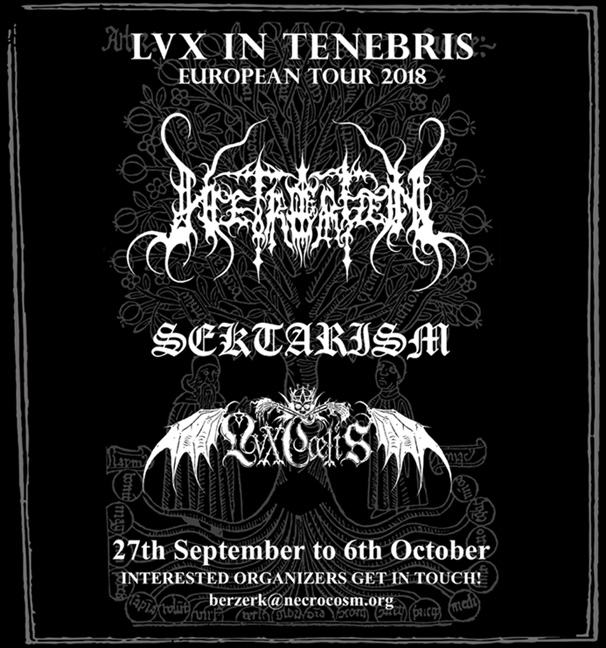 PROMO - NECRO - PROMO - LP 6 € - EP & CD 3 € - Lvx In Tenebris Tour + News  in distribution!